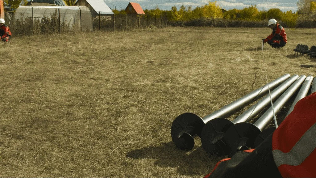 Установка винтовых свай_2