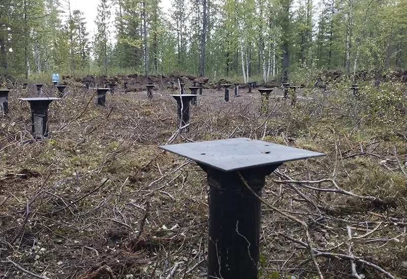 Фундамент под коттедж за Северным полярным кругом 7