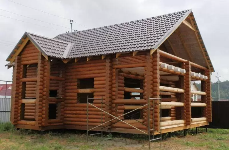 Дом из бруса 8х14 м