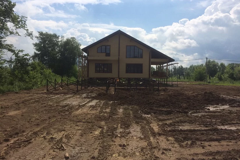 Дом из профилированного бруса 6х10 м