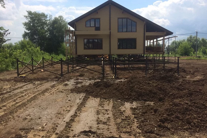 Дом из профилированного бруса 6х10 м