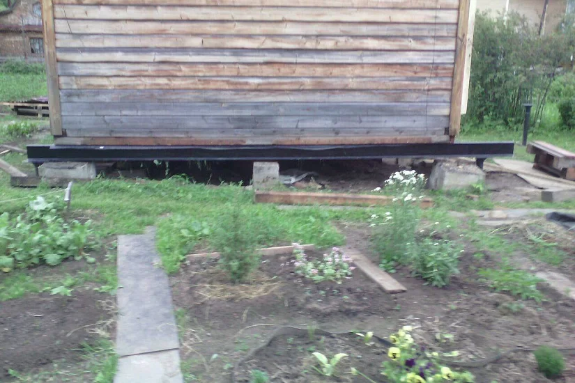 Реконструкция фундамента дома 6х6 м
