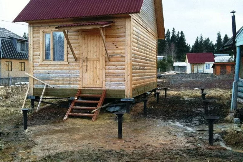 Дом из бруса 4х4 м