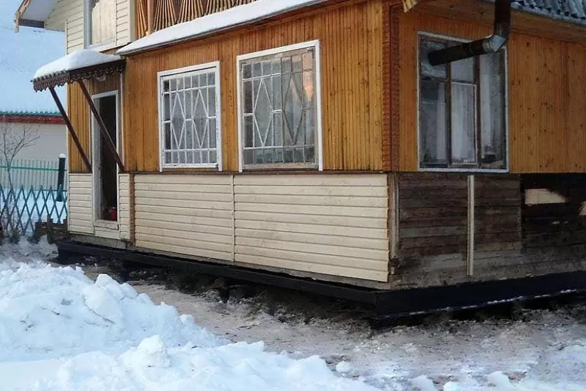 Реконструкция фундамента дома 8х8 м