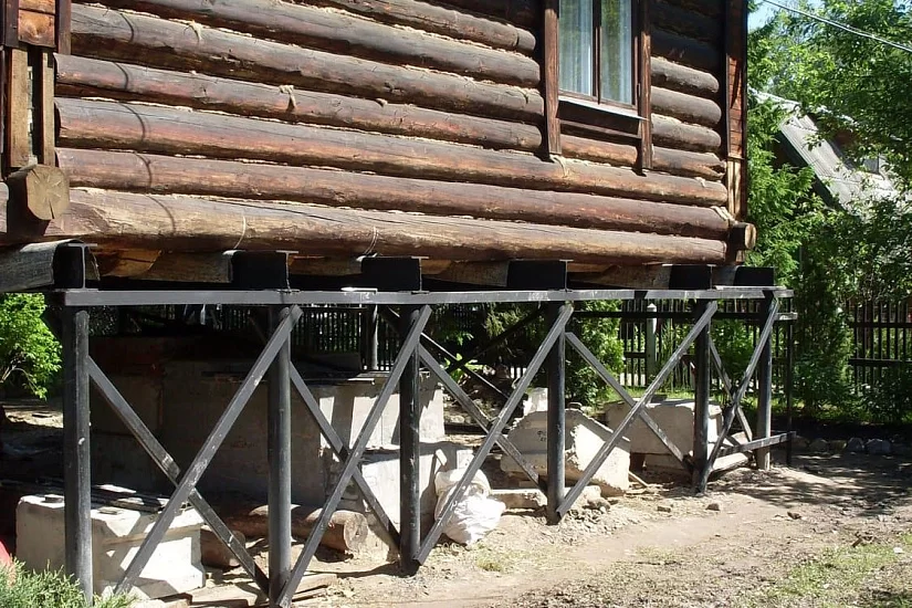 Реконструкция фундамента дома 6,2х7,5 м