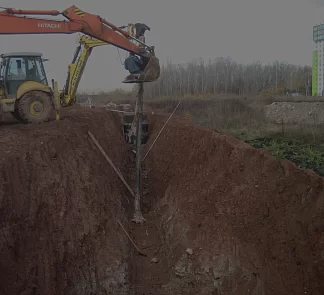 Винтовые сваи для систем водоснабжения в жилом микрорайоне