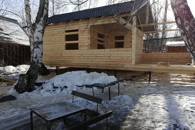 Дом из бруса 6х12 м