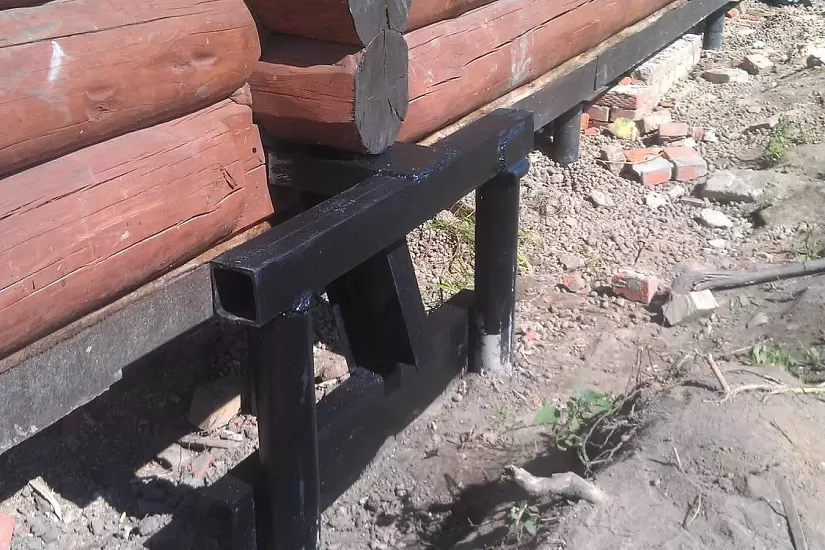 Реконструкция фундамента дома 8х8 м